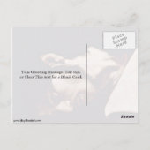 ミケランジェロ・メリージ・ダ・カラヴァッジョによるキリスト ポストカード (裏面)