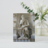 ミケランジェロ – モーセ ポストカード (スタンド正面)