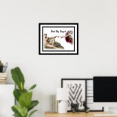 ミケランジェロ – 人の創造 – 私の指を引く ポスター (ホームオフィス)