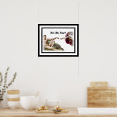 ミケランジェロ – 人の創造 – 私の指を引く ポスター (キッチン)