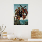 ミケランジェロ – 聖アンソニーの苦しみ ポスター (キッチン)