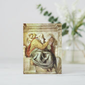 ミケランジェロ：預言者ゼカリヤ ポストカード (スタンド正面)