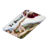 ミケランジェロShizzleの男の拳バンプの作成 マグネット (左側)