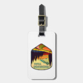 ミケルソン・トレイル サウスダコタ州の色彩 ラゲッジタグ (正面縦)