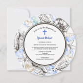 ミケルラウンドバプテスマ招待状 招待状 (正面)