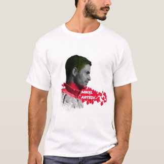 ミケル・アルテタ モダングラフィック サッカーコーチ ファン Tシャツ