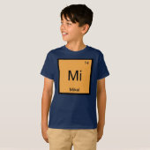 ミケル 名前 化学 元素 周期表 Tシャツ (正面フル)
