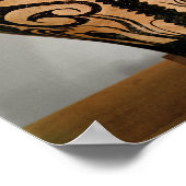 ミケーネのフローラ飾り花瓶 ポスター (角)