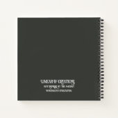 ミケーネインスパイアアギリシャフィッシュノート ノートブック (裏面)