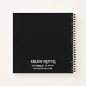 ミケーネインスパイアアギリシャブルノート ノートブック (裏面)