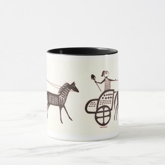 ミケーネインスパイアアギリシャ戦車庫 マグカップ (中央)