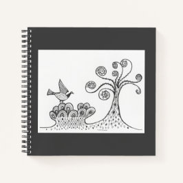 ミケーネインスパイアアギリシャ風景鳥手帳 ノートブック