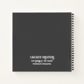 ミケーネインスパイアアギリシャ風景鳥手帳 ノートブック (裏面)