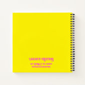 ミケーネインスパイアギリカラフルア鳥ノート ノートブック (裏面)