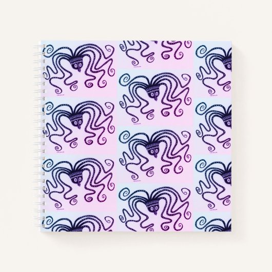 ミケーネインスパイアギリカラフルク・タコ手帳 ノートブック (正面)