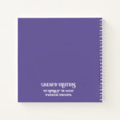 ミケーネインスパイアギリカラフルク・タコ手帳 ノートブック (裏面)