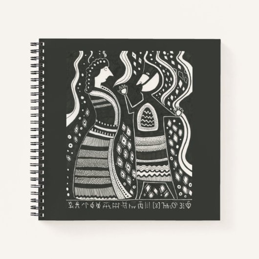 ミケーネインスパイアギリカ夫婦手帳 ノートブック (正面)