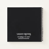 ミケーネインスパイアギリカ鳥手帳 ノートブック (裏面)