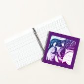 ミケーネインスパイアギリク紫ゴシップ手帳 ノートブック (内部)