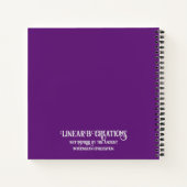 ミケーネインスパイアギリク紫ゴシップ手帳 ノートブック (裏面)