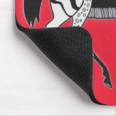 ミケーネインスパイアギリク赤馬マウスパッド マウスパッド (コーナー)