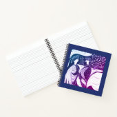 ミケーネインスパイアギリシャー・ブルー・ゴシップス ノートブック (内部)