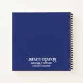 ミケーネインスパイアギリシャー・ブルー・ゴシップス ノートブック (裏面)