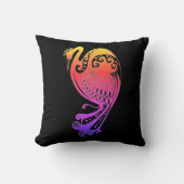 ミケーネカラフルギリシインスパイアア鳥の枕 クッション (正面)