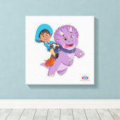 ミゲルとタンゴ | ディノランチ キャンバスプリント (インサイチュ (ウッドフロア))