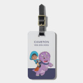 ミゲルとタンゴ | ディノランチ ラゲッジタグ (正面縦)