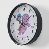 ミゲルとタンゴ | ディノランチ 壁時計 (傾斜)