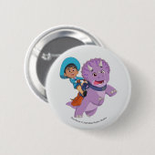 ミゲルとタンゴ | ディノランチ 缶バッジ (正面&裏面)