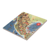 ミゲルゴーメッツマディーナ著メキシコの絵解き地図 タイル (側面)