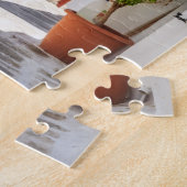 ミコノスの典型的な通り ジグソーパズル (側面)