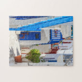 ミコノスの典型的な通り ジグソーパズル (横)