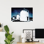 ミコノスの風車 – ポスター (ホームオフィス)