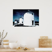 ミコノスの風車 – ポスター (キッチン)