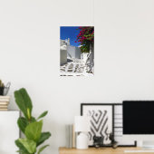 ミコノスアリーファインアートプリント ポスター (ホームオフィス)