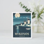 ミコノスギリシャヴィンテージ名勝トラベルプレイス ポストカード (スタンド正面)