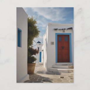 ミコノスギリシャ旅行はがき ポストカード