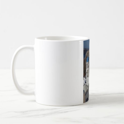 ミコノスギリシャ旅行 コーヒーマグカップ (左)