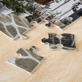 ミコノスギリシャ旅行 – 教会カフェヨーロッパ観光 ジグソーパズル (側面)