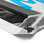 ミコノスギリシャ旅行 – 教会カフェヨーロッパ観光 ポスター (角)