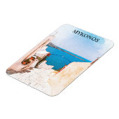 ミコノスギリシャ海ビュートラベル マグネット (左側)