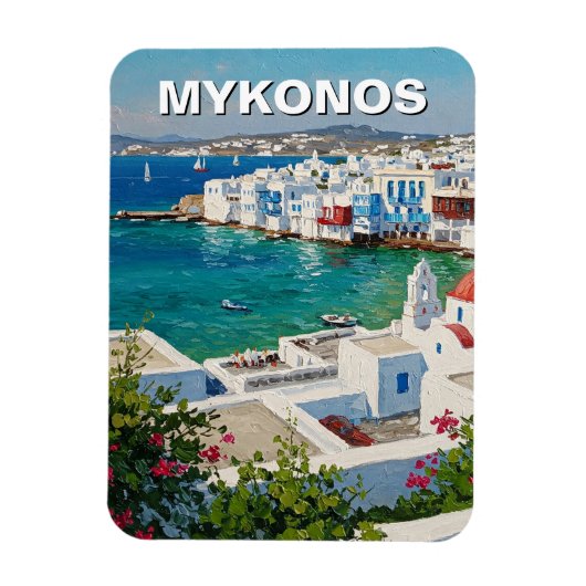 ミコノスギリシャ諸島リトルヴェニス マグネット (縦)