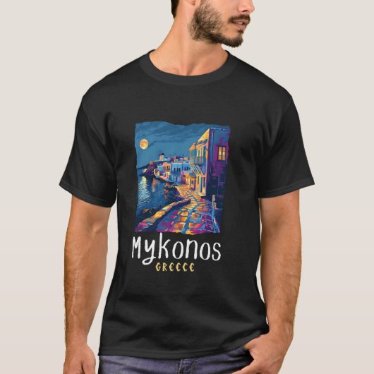 ミコノスギリシャMykonos Tシャツ (正面)