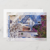 ミコノスコーヒーマグ 招待状 (正面/裏面)