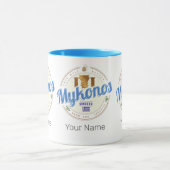 ミコノスサイクラデス諸島ギリシャヴィンテージ土産 マグカップ (中央)