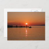 ミコノスサンセットはがき ポストカード (正面/裏面)