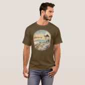 ミコノス島の風車 Tシャツ (正面フル)